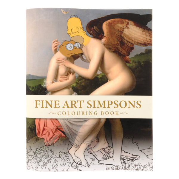 Fine Art Smpsons Colouring Book