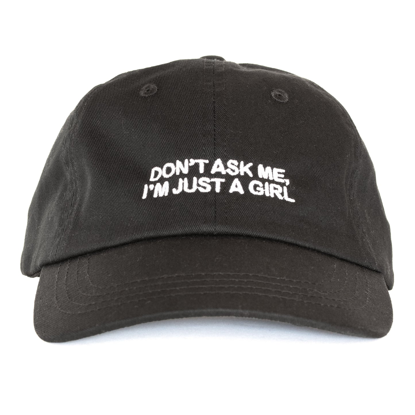 I'm Just A Girl Hat (Black)