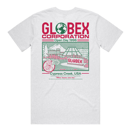 Globex T-Shirt (Ash Grey) *CHEST + BACK PRINT*