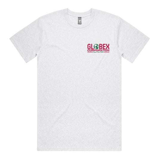 Globex T-Shirt (Ash Grey) *CHEST + BACK PRINT*