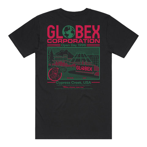 Globex T-Shirt (Black) *CHEST + BACK PRINT*