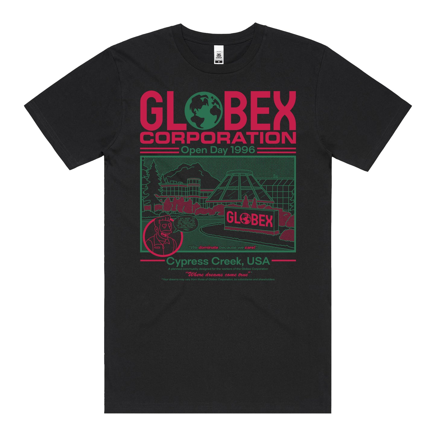 Globex T-Shirt (Black) *FRONT PRINT* [PRE-ORDER]