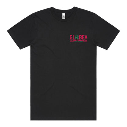 Globex T-Shirt (Black) *CHEST + BACK PRINT*