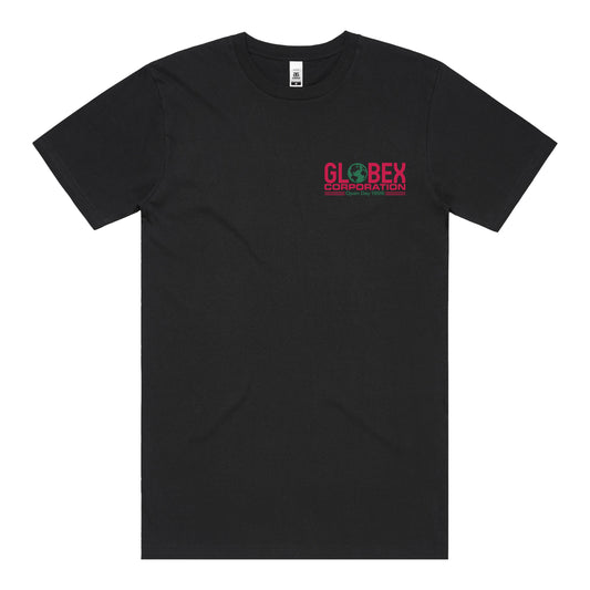 Globex T-Shirt (Black) *CHEST + BACK PRINT*
