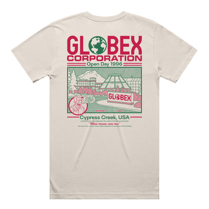 Globex T-Shirt (Bone) *CHEST + BACK PRINT* [PRE-ORDER]