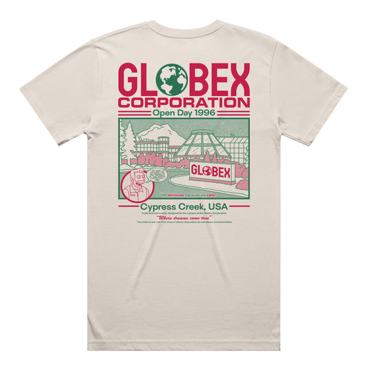 Globex T-Shirt (Bone) *CHEST + BACK PRINT* [PRE-ORDER]