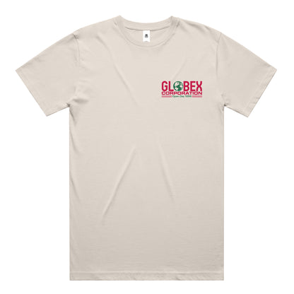 Globex T-Shirt (Bone) *CHEST + BACK PRINT* [PRE-ORDER]