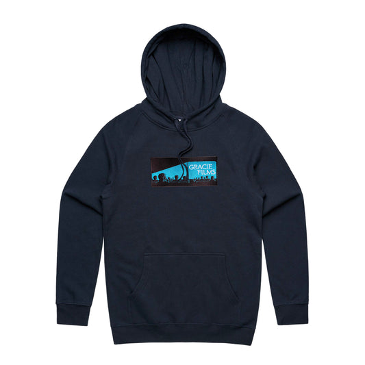 Shhh! Embroidered Pullover Hoodie (Navy)