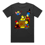 Halloween Bash T-Shirt (Coal) *CHEST/BACK PRINT*