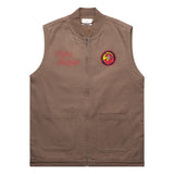 Hellfish Heavy Canvas Vest (Brown)