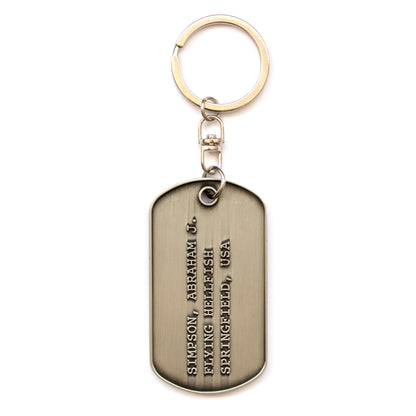 Flying Hellfish Dogtag Keychain