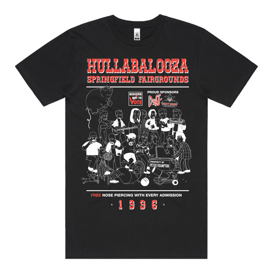 Hullabalooza Sort Sleeve T-shirt (Black)