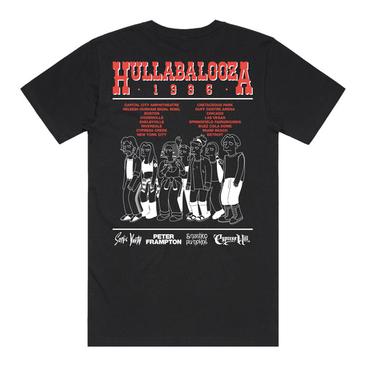 Hullabalooza Sort Sleeve T-shirt (Black)