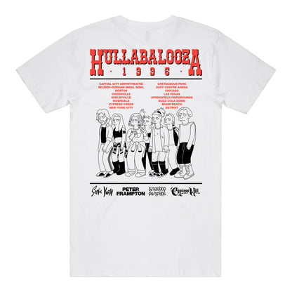 Hullabalooza Sort Sleeve T-shirt (White)