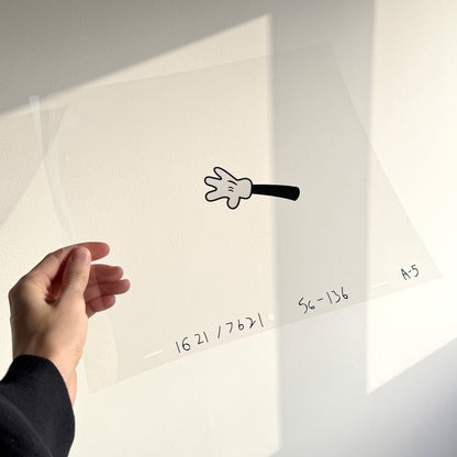 Scratchy’s Arm Screenprinted Animation Cell