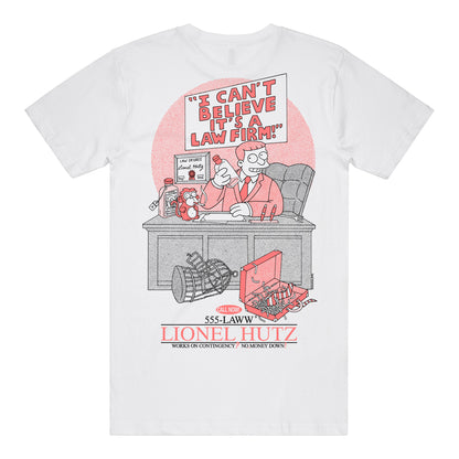 I Can't Believe It's A Law Firm! T-Shirt *CHEST + BACK PRINT*