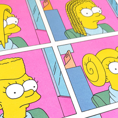 Lisa Haircuts A3 Riso Print