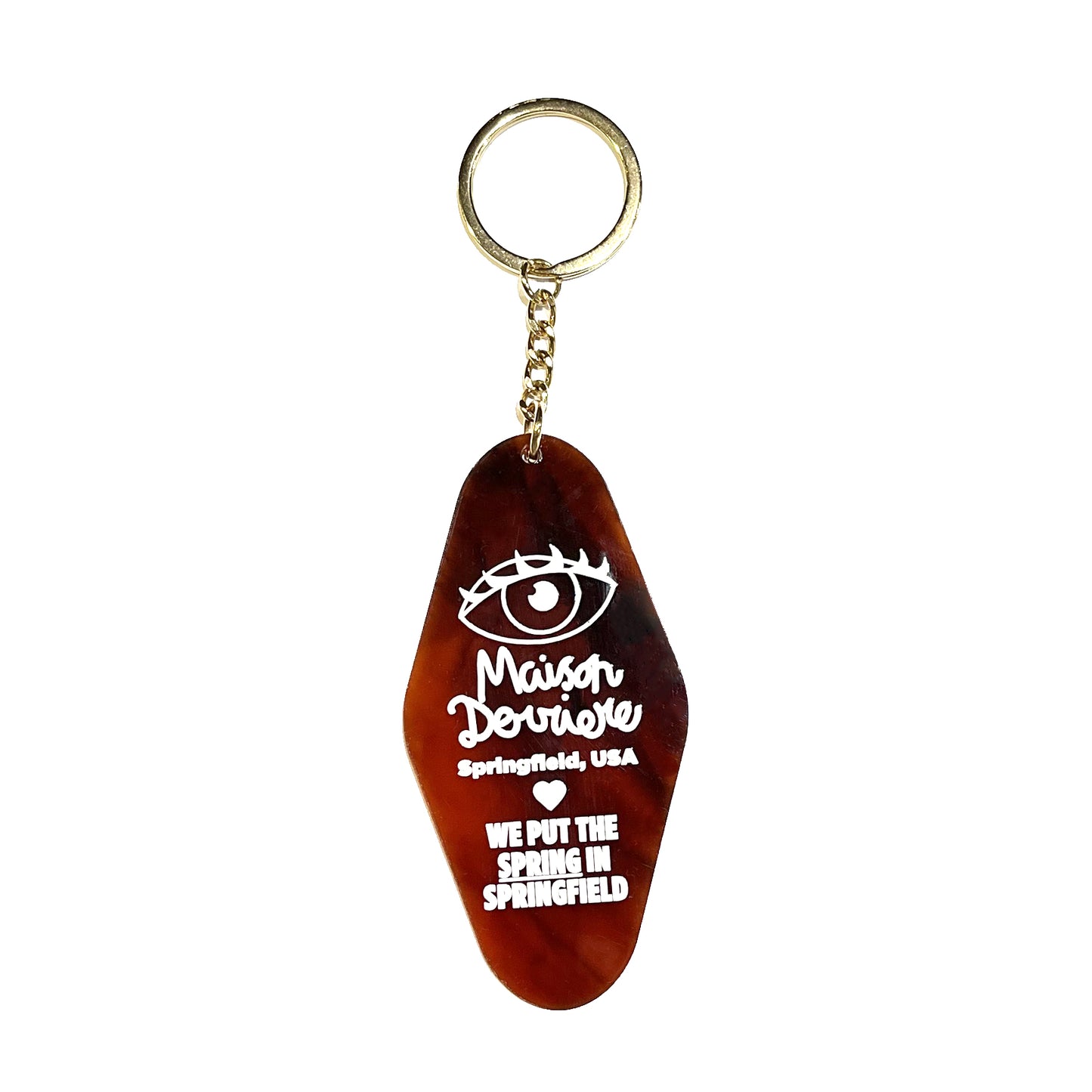 Maison Derriere Keychain (Tortoiseshell)