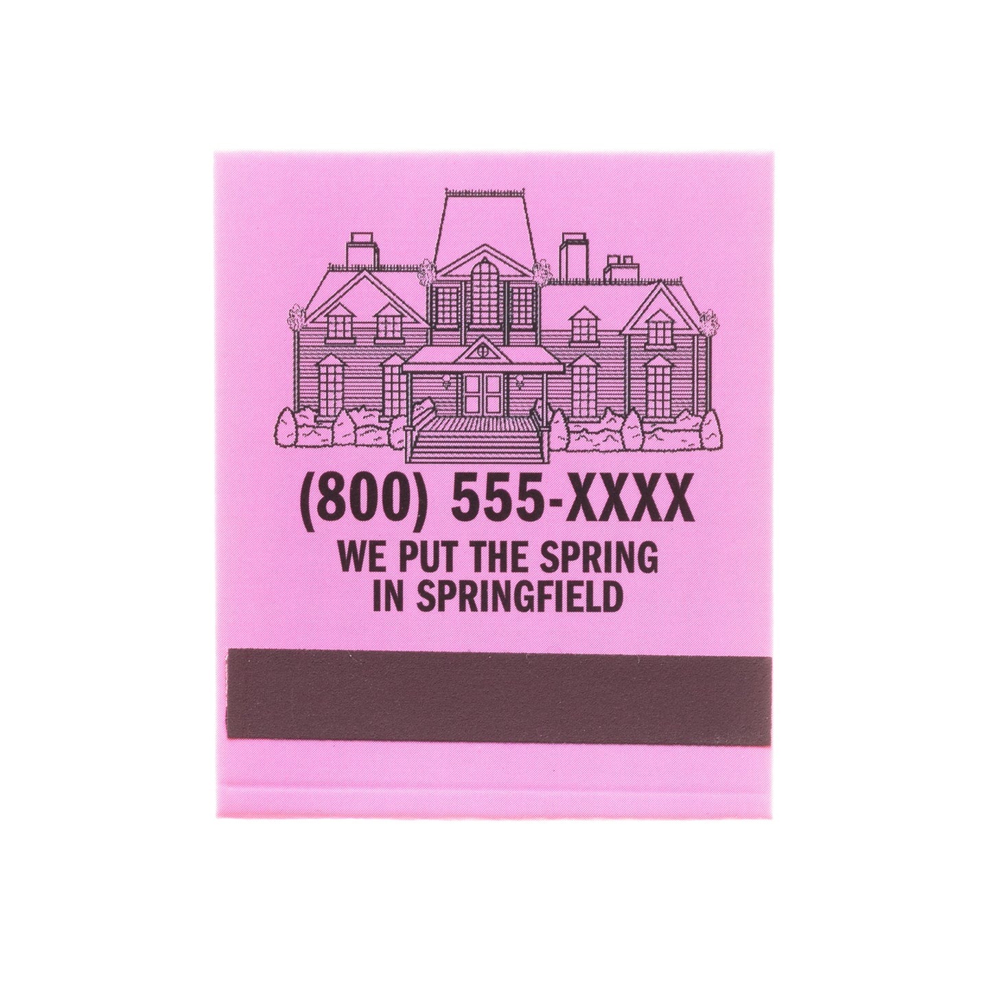 Maison Derriere Lenticular Matchbook