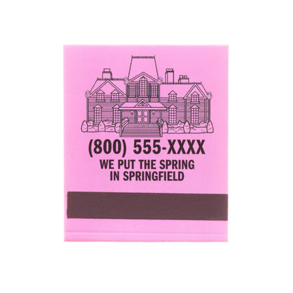 Maison Derriere Lenticular Matchbook