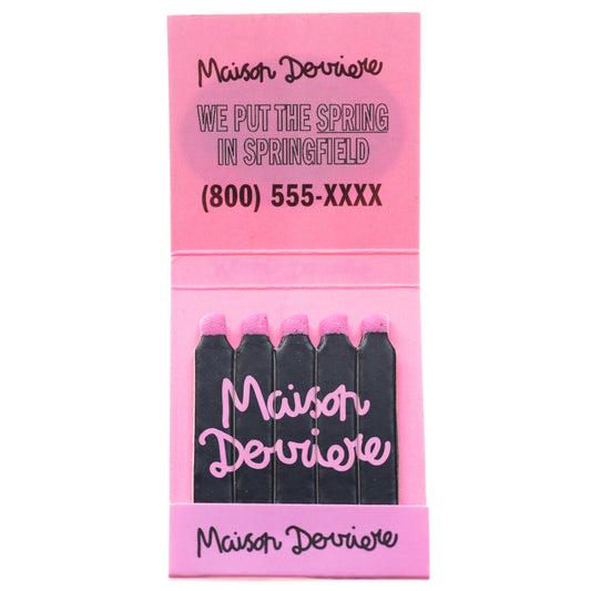 Maison Derriere Lenticular Matchbook