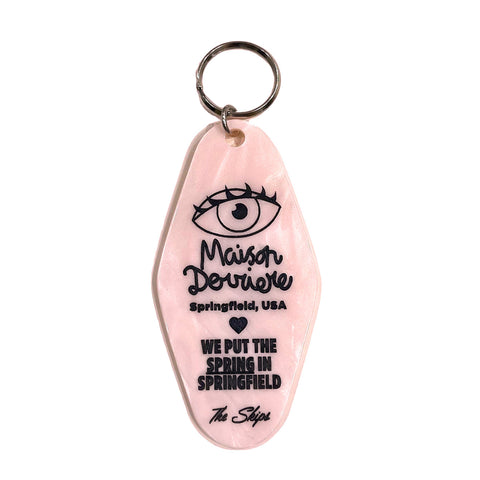 Pet Shop x The Skips Maison Derriere Keychain (Pink Marble)