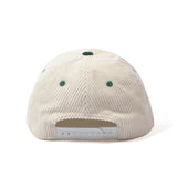 Milpool Corduroy 6-Panel Hat (Off-White/Forest)
