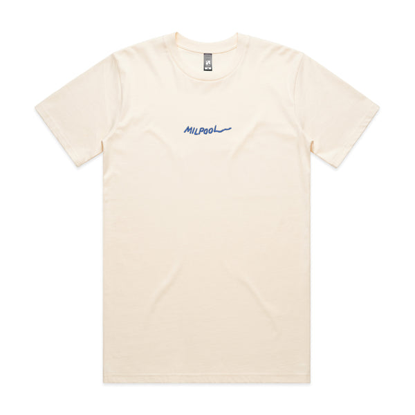 Embroidered Milpool Heavyweight T-Shirt (Ecru)