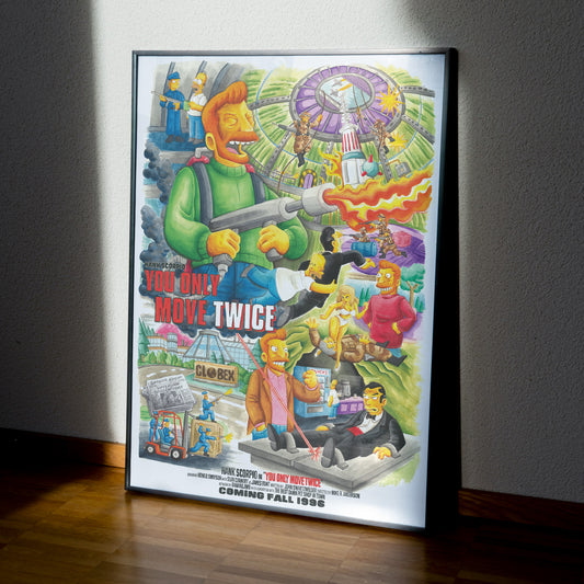 You Only Move Twice A2 Poster