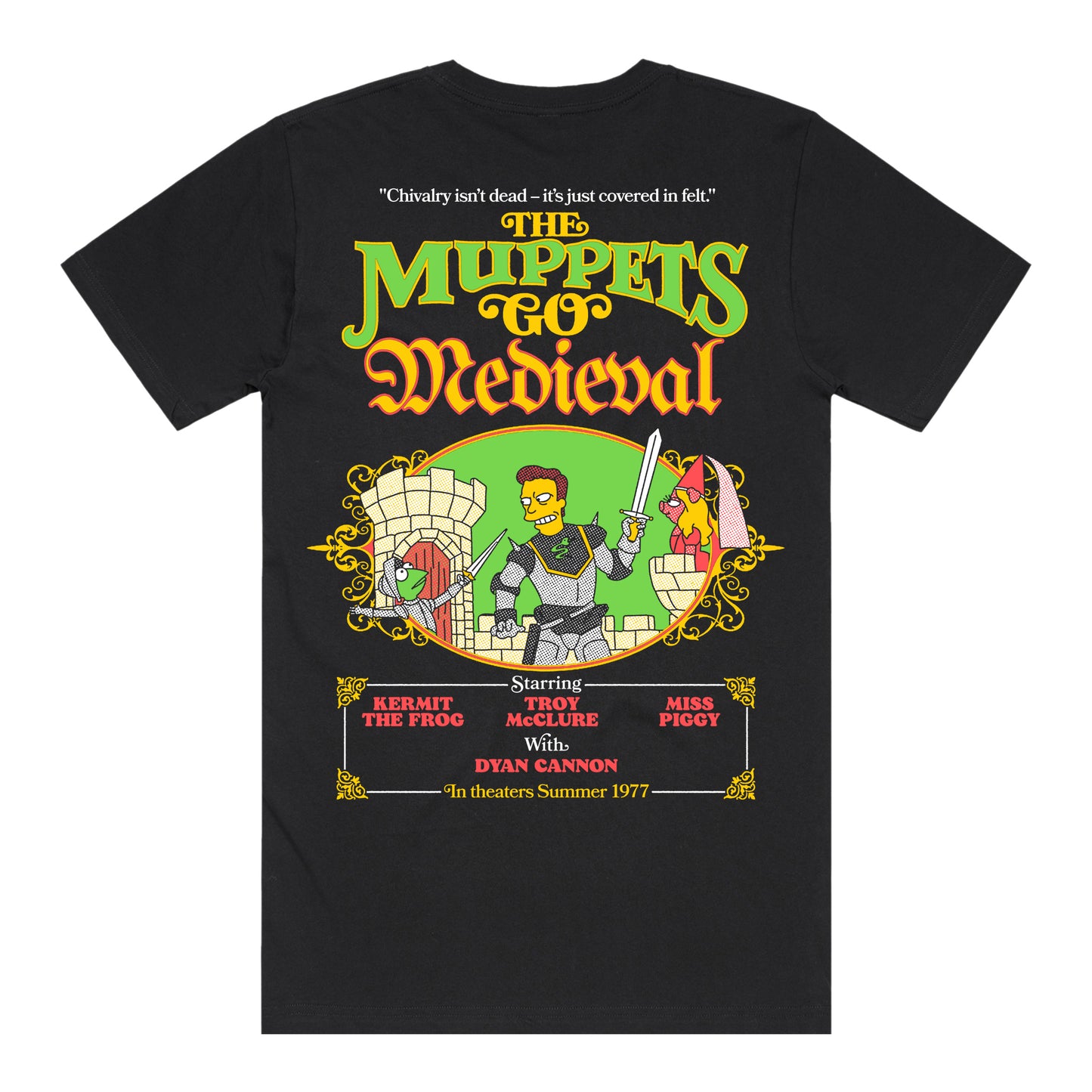 Go Medieval T-Shirt *CHEST + BACK PRINT*