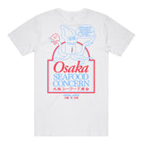 Osaka Seafood Concern T-Shirt (White) *POCKET/BACK PRINT*