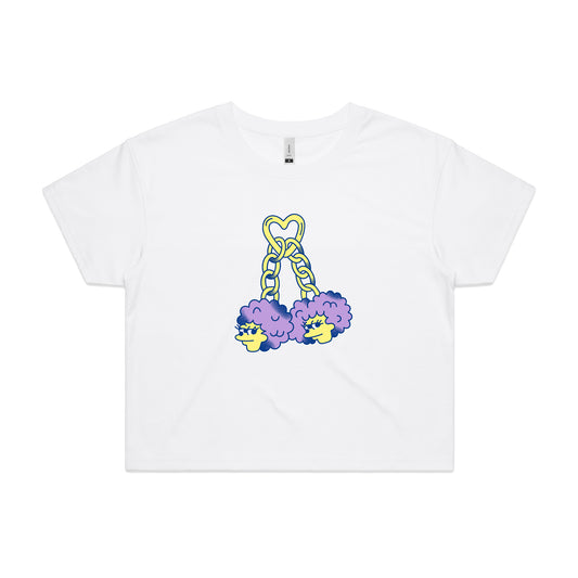 Bouvier Sisters Ladie's Crop T-Shirt [PRE-ORDER]