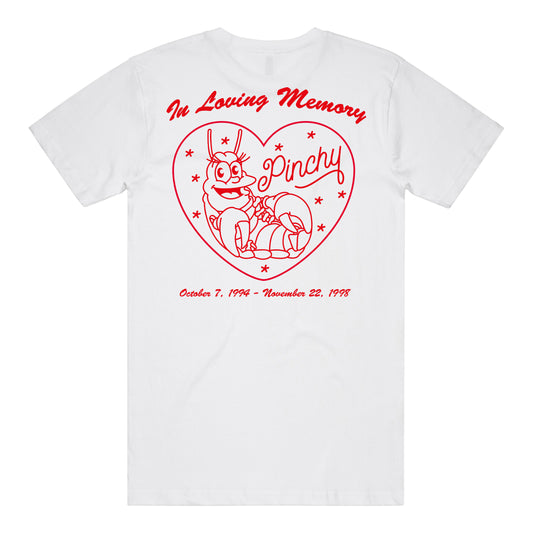 In Loving Memory Of Pinchy T-Shirt (White)