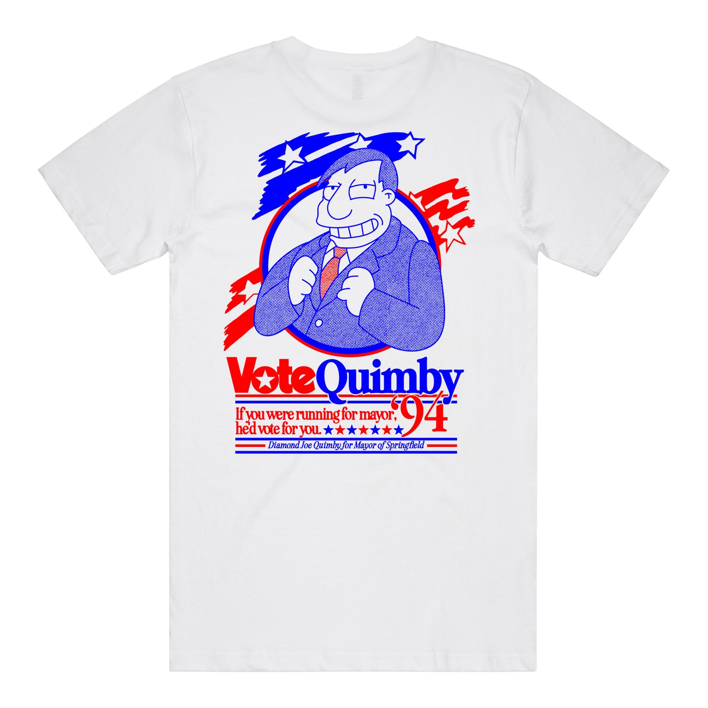 Vote Quimby T-Shirt *CHEST + BACK PRINT* [PRE-ORDER]