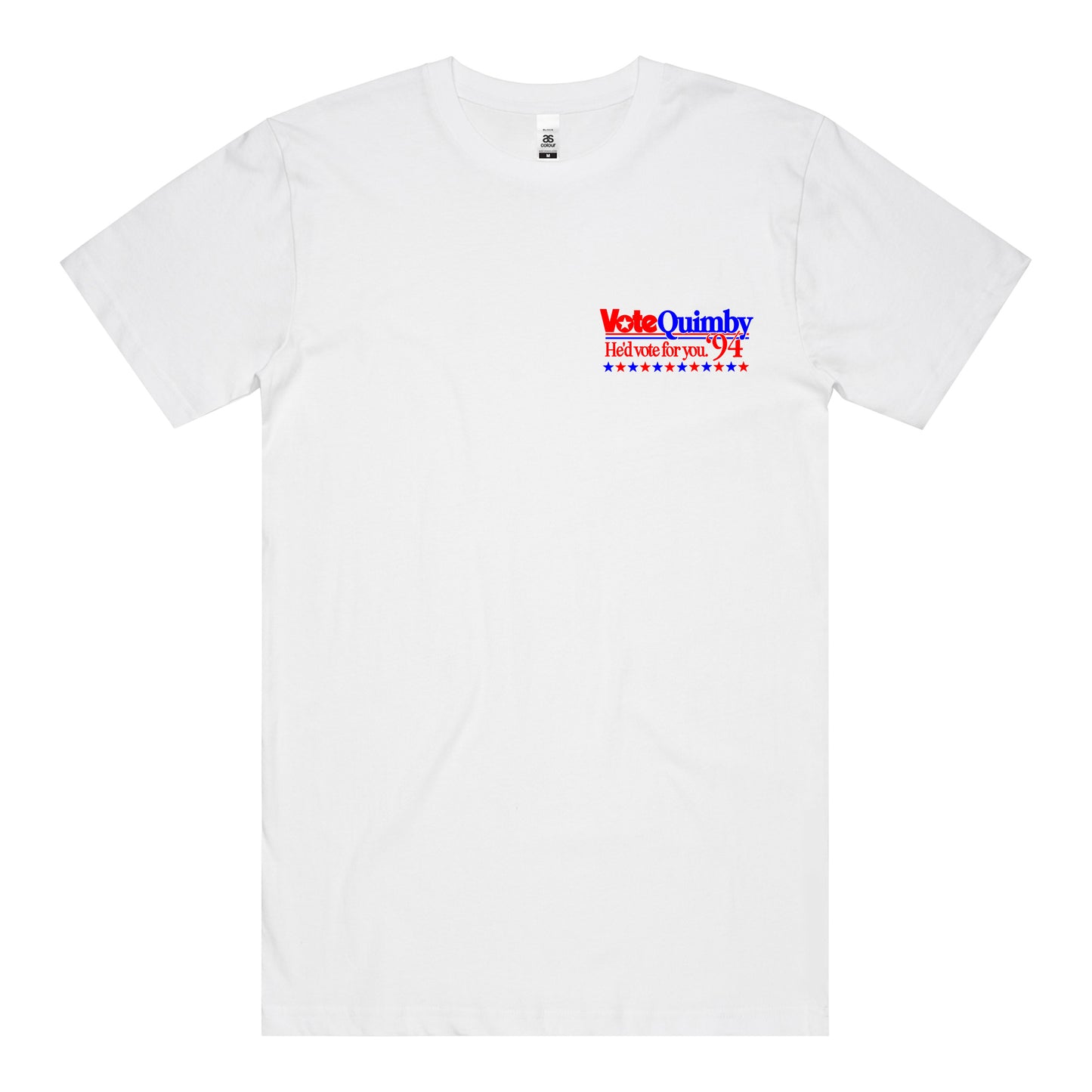 Vote Quimby T-Shirt *CHEST + BACK PRINT* [PRE-ORDER]