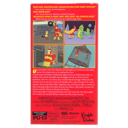 Radioactive Man VHS Tape