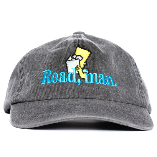 Read Man Cap (Washed Black)