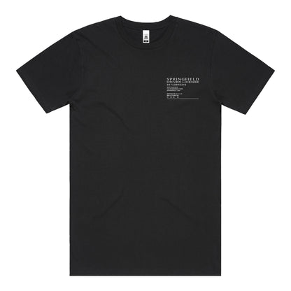 On The Road T-Shirt (Black) *CHEST + BACK PRINT*