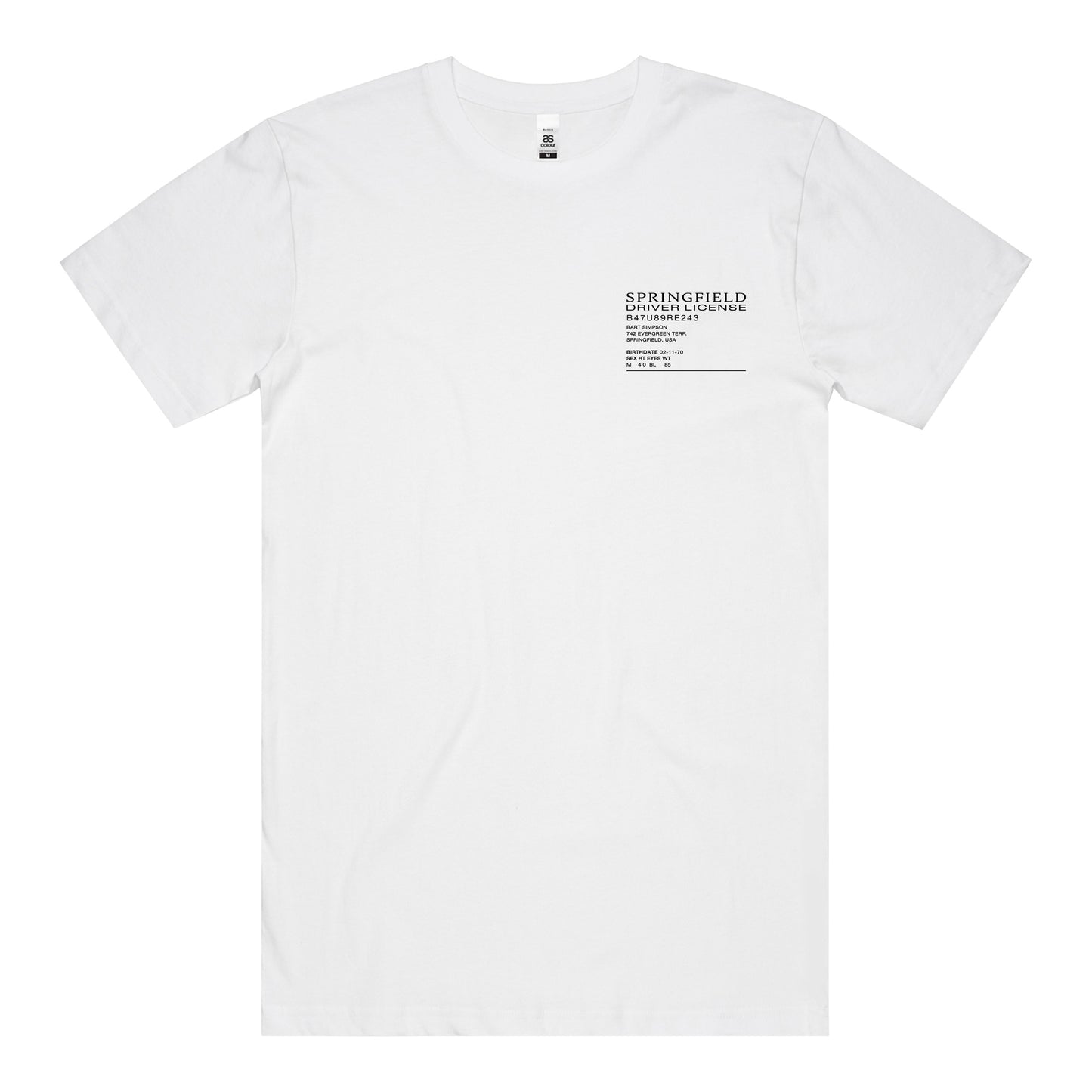 On The Road T-Shirt (White) *CHEST + BACK PRINT*