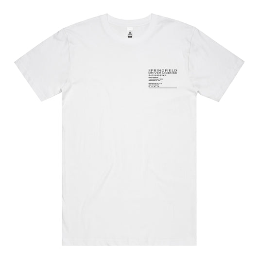 On The Road T-Shirt (White) *CHEST + BACK PRINT*