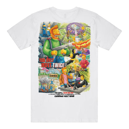 You Only Move Twice T-Shirt (Painted Version) *CHEST + BACK PRINT*