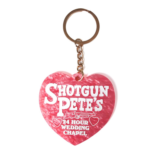 Shotgun Petes Keychain (Pink Pearl)