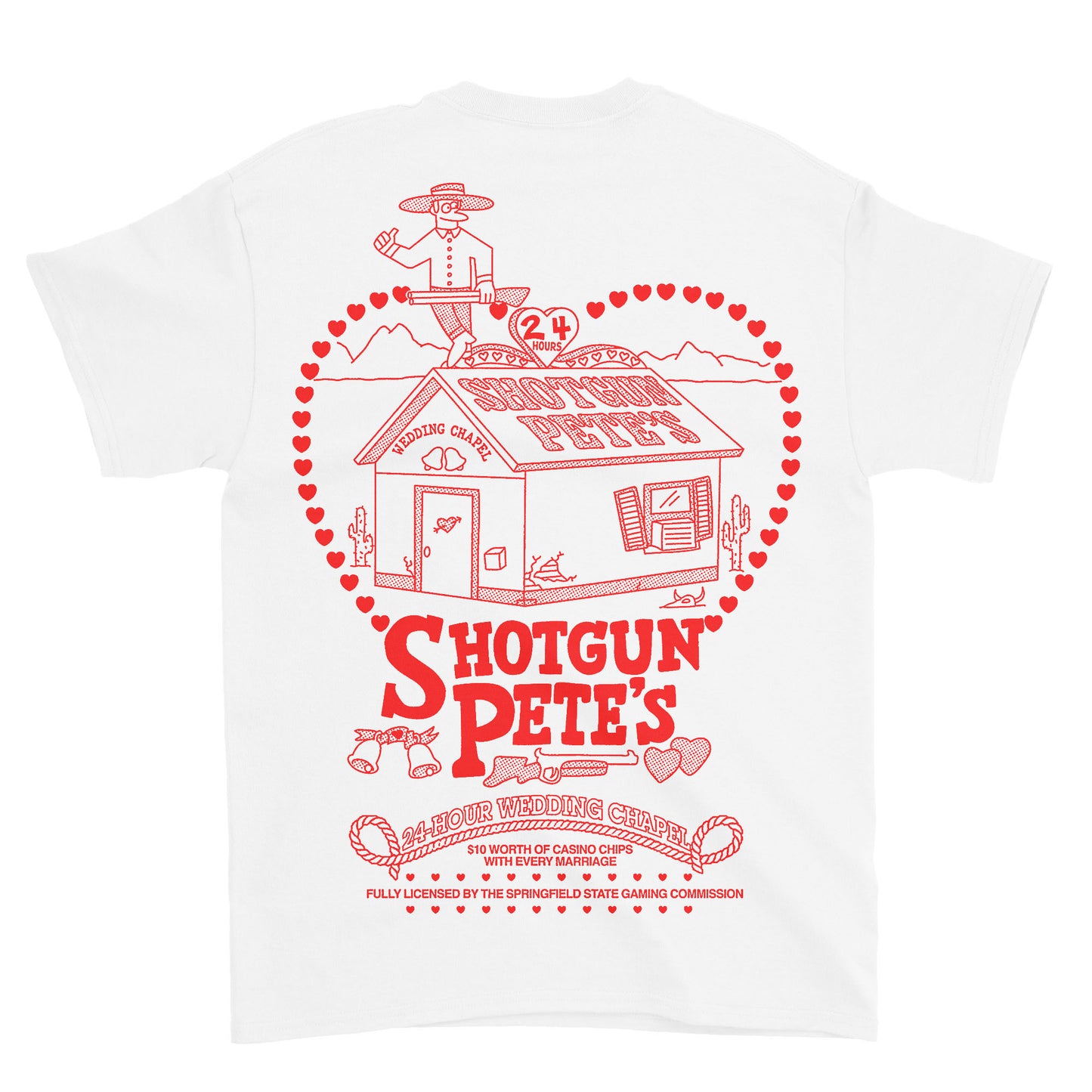Shotgun Pete's T-Shirt (White)