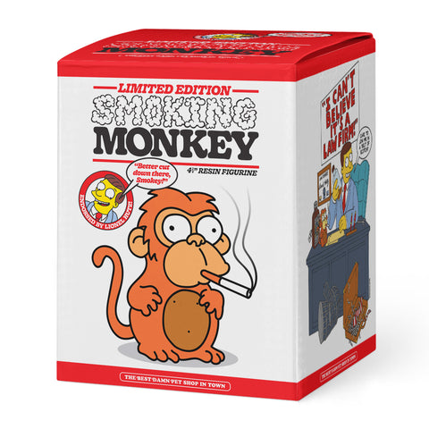 Smoking Monkey Figurine