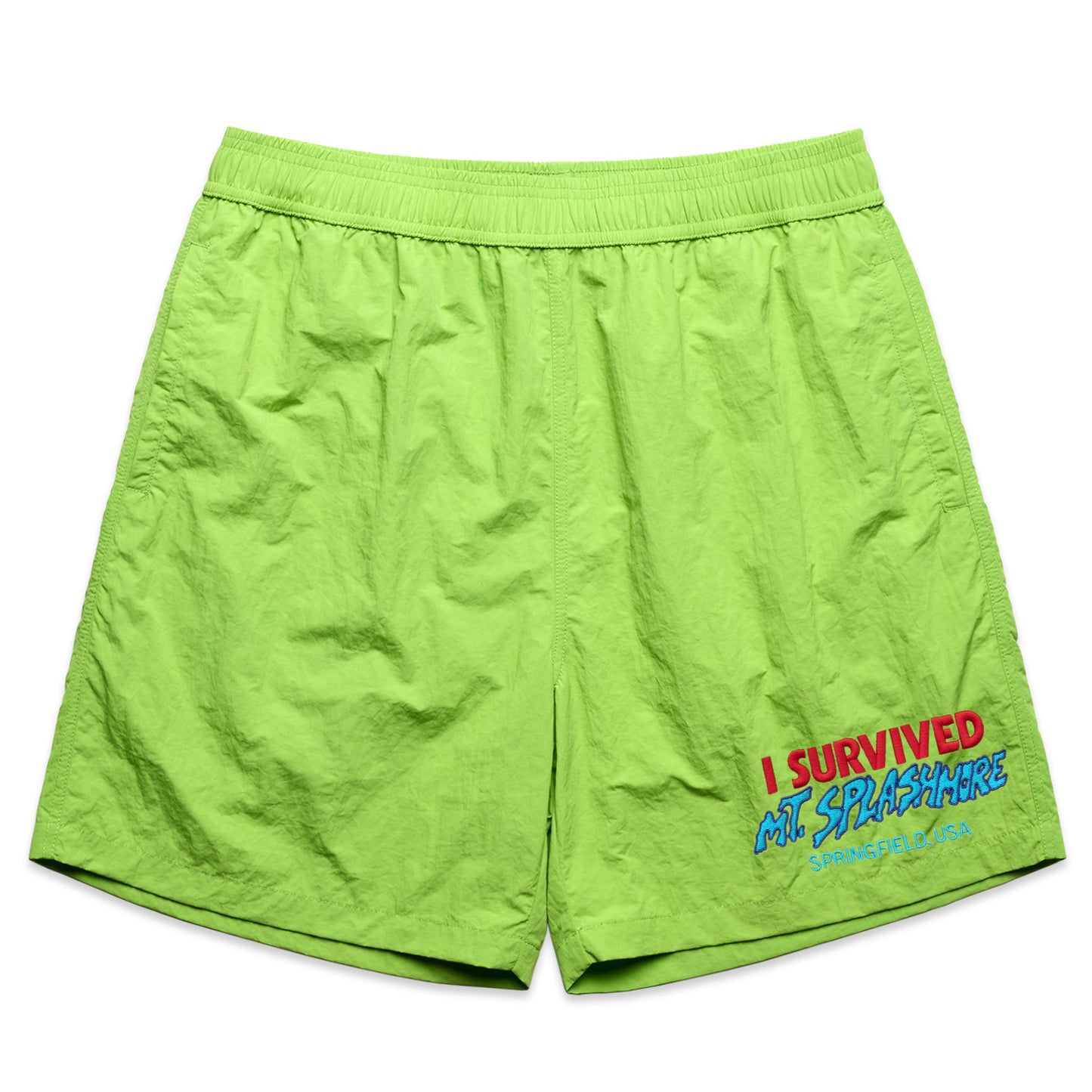Mount Splashmore Swim Shorts (Citrus Green)