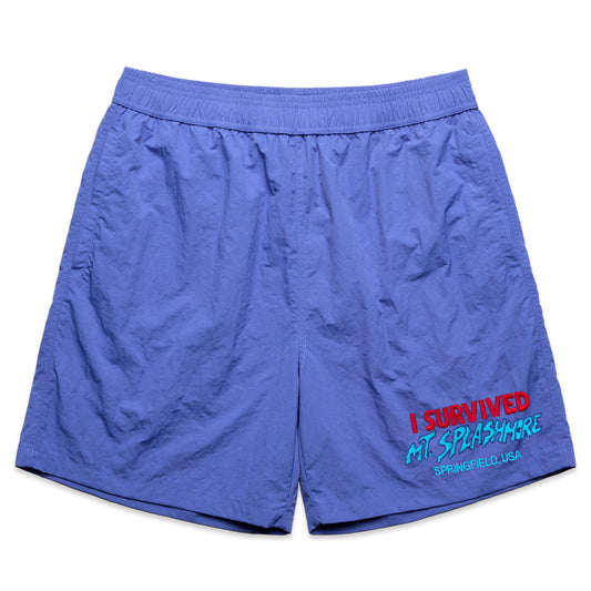 Mount Splashmore Swim Shorts (Cobalt Blue)