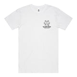 Happy Sumo T-Shirt (White) *CHEST/BACK*