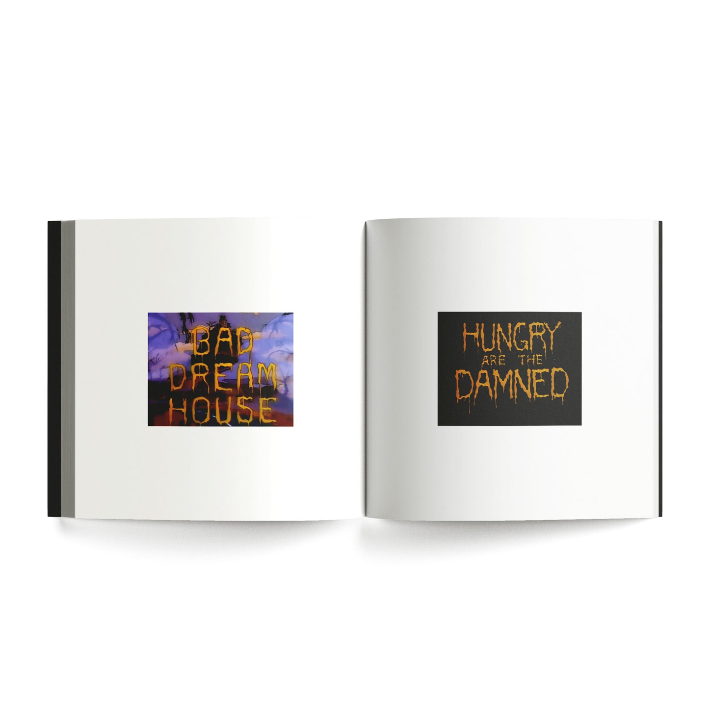 Title Cards from The Treehouse of Horror Series Book Zine