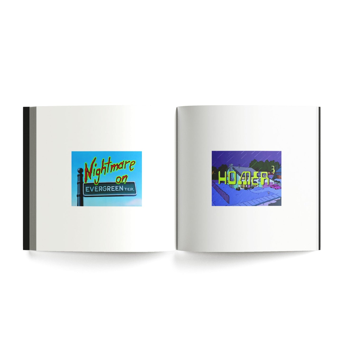 Title Cards from The Treehouse of Horror Series Book Zine [B-GRADE]