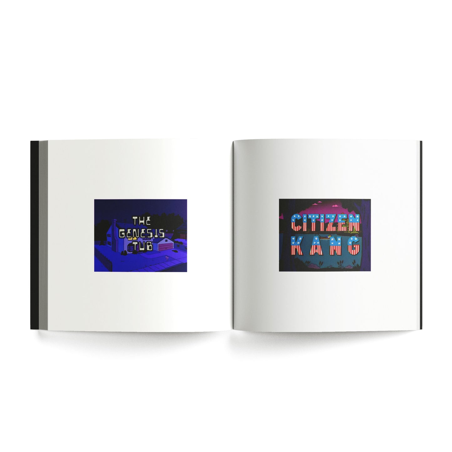 Title Cards from The Treehouse of Horror Series Book Zine